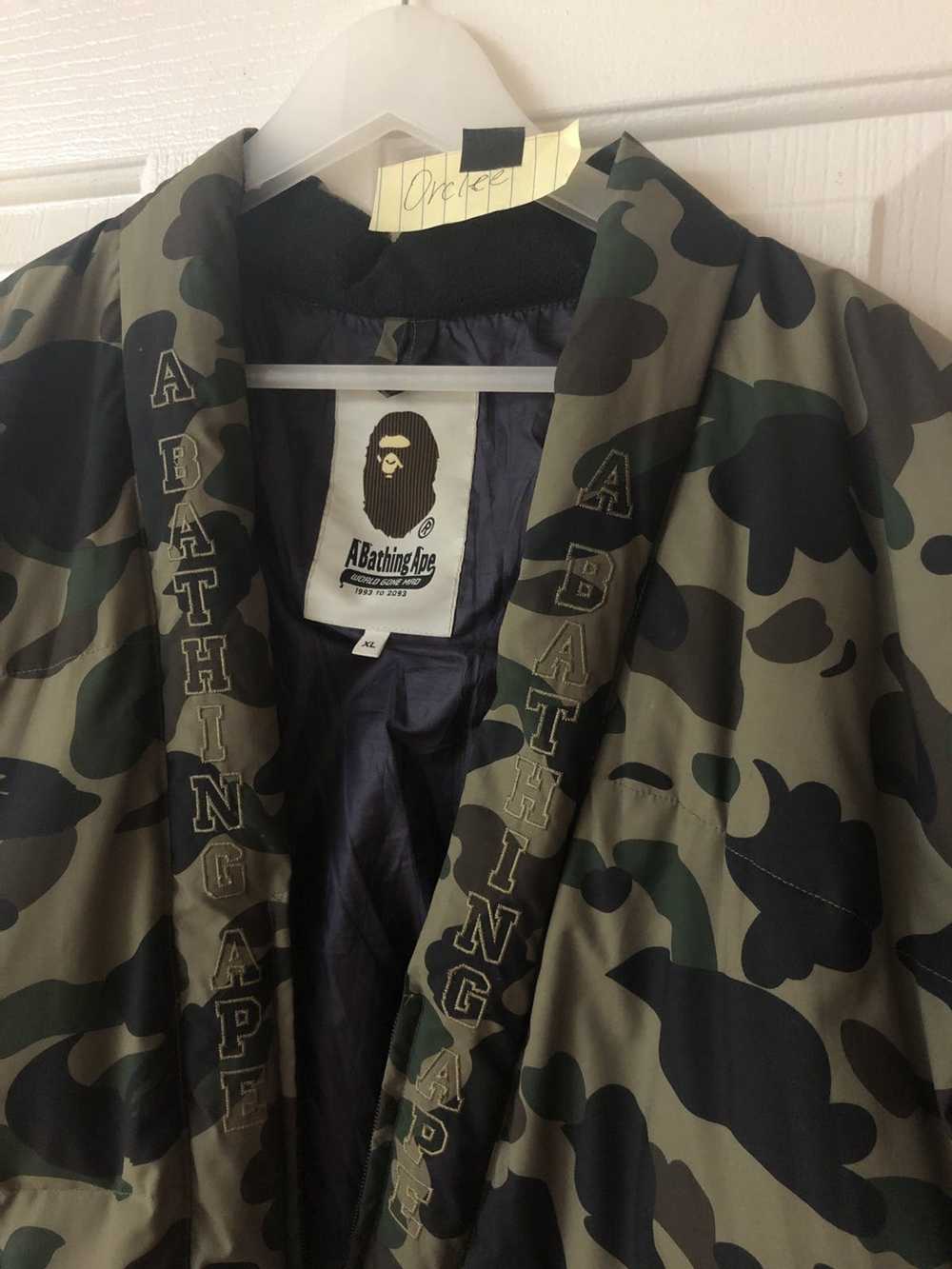 Bape Bape Green Camo Kimono Feather-Padded(10%) J… - image 3