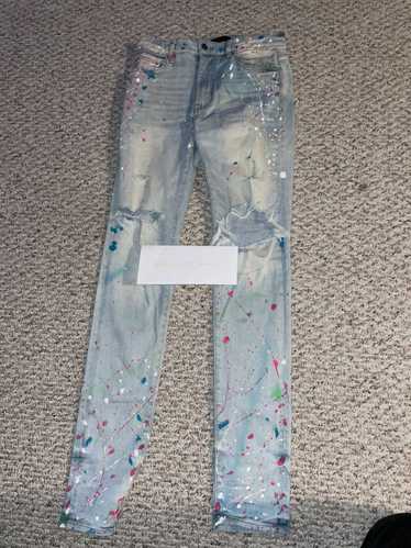 Amiri Amiri Paint Splatter Jeans - image 1