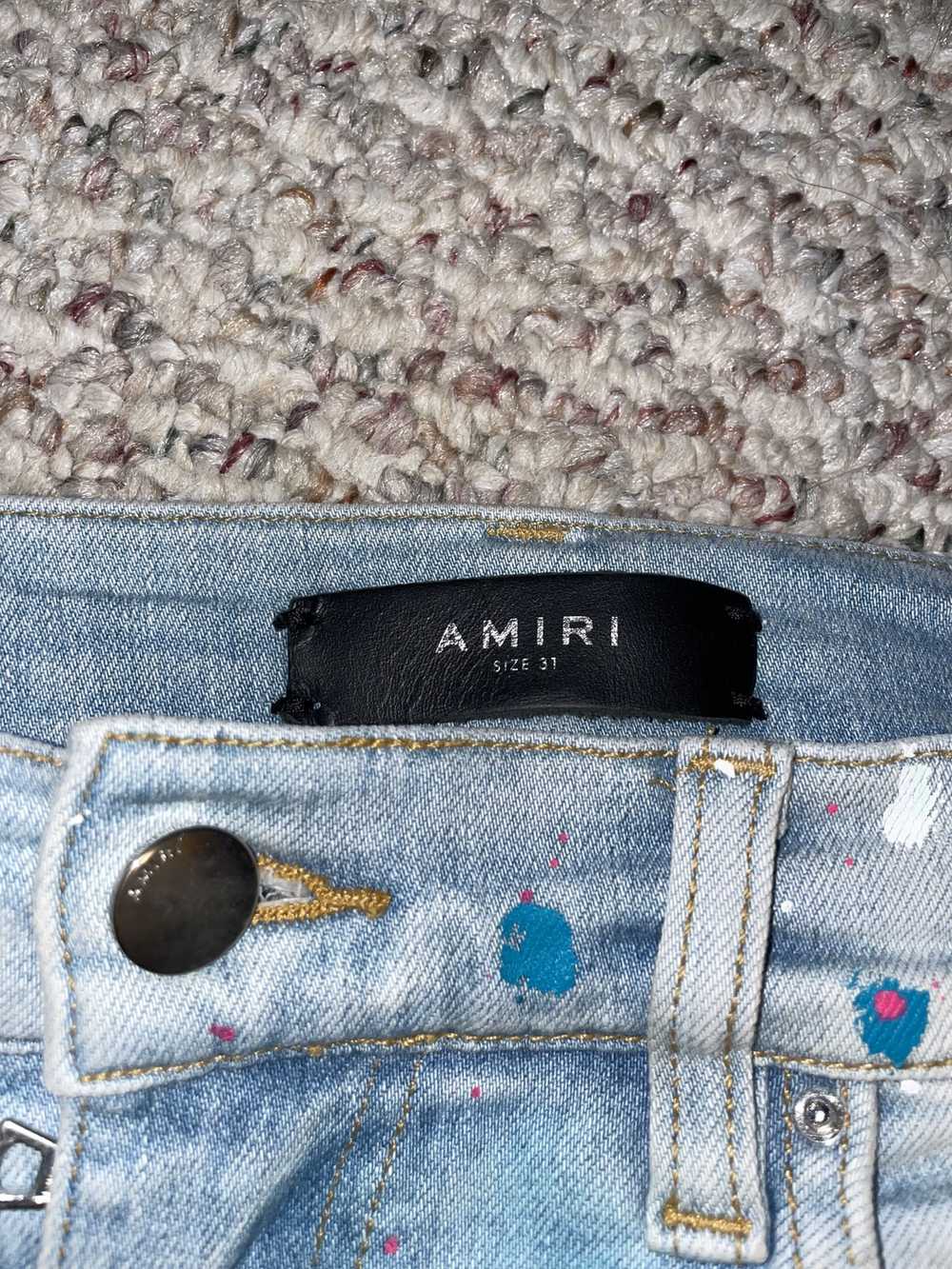 Amiri Amiri Paint Splatter Jeans - image 2