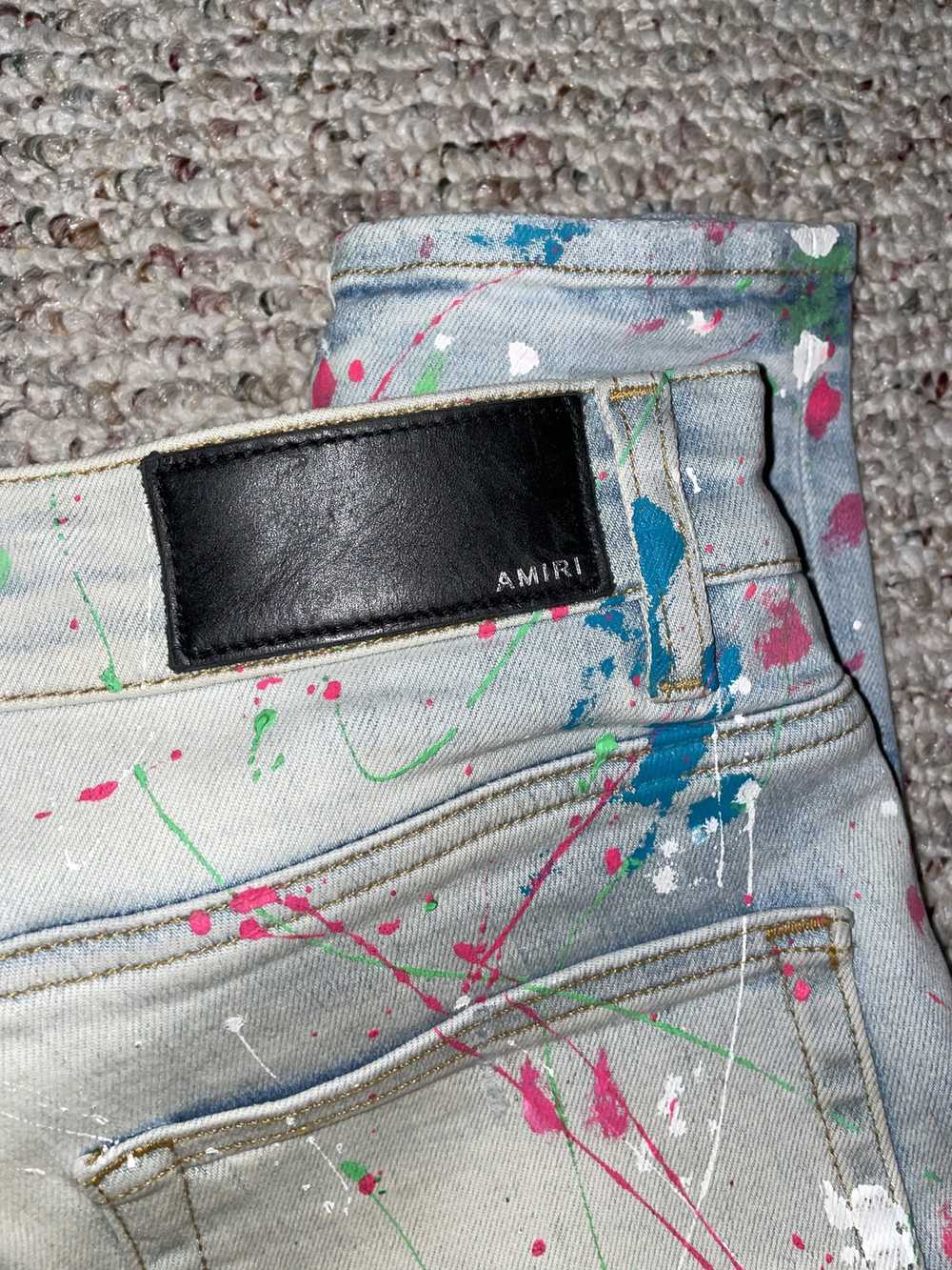 Amiri Amiri Paint Splatter Jeans - image 3