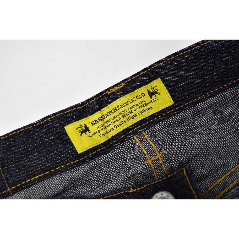 Sasquatchfabrix sasquatchfabrix/flag check denim … - image 4