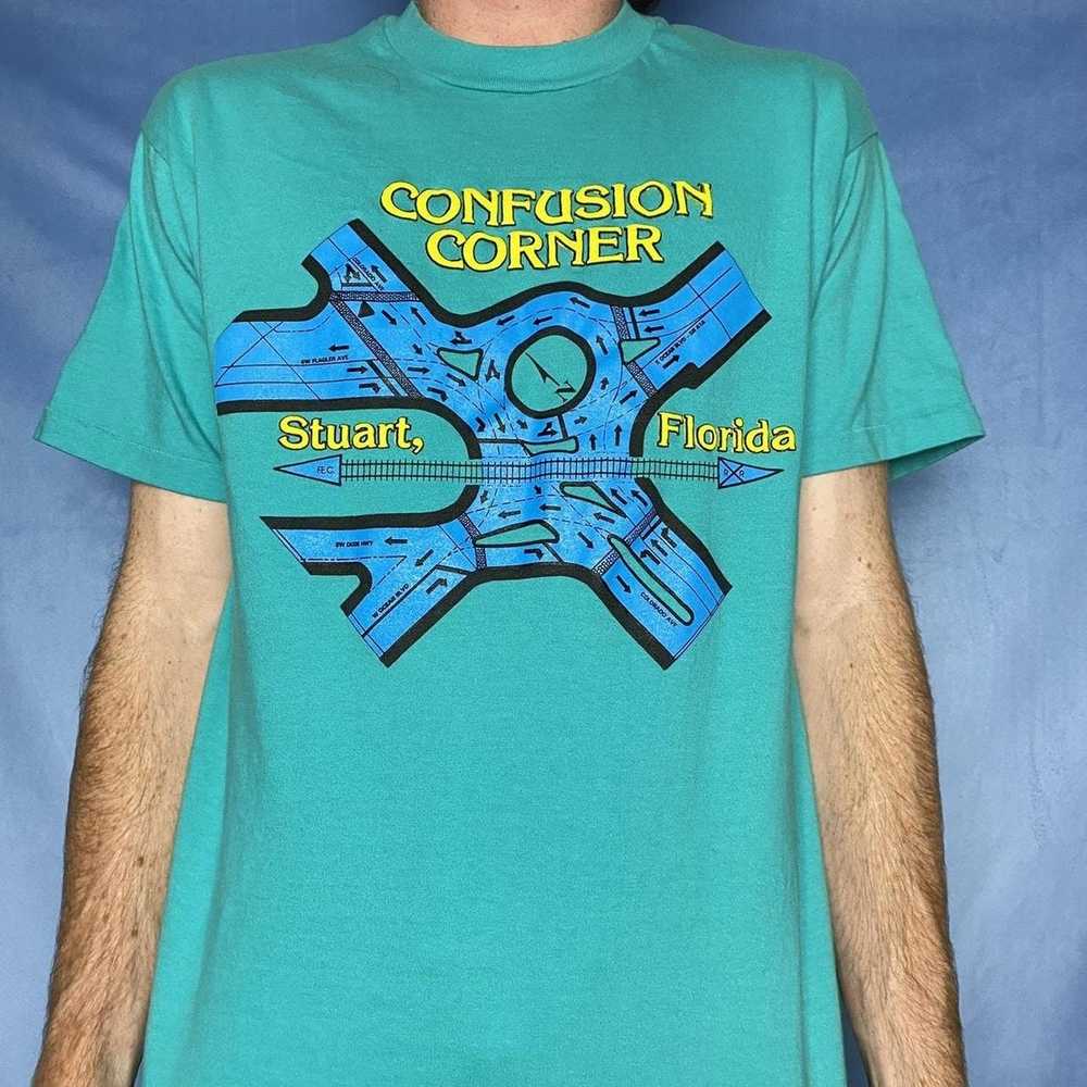 Art × Vintage vintage 80s confusion corner funny … - image 1