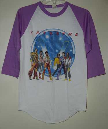 Vintage Michael Jackson Victory Concert T-Shirt Muscle Tee 1984 M