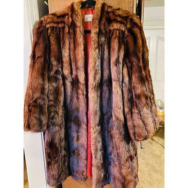 Vintage Pastel Canadian Brown Mink Fur Coat Stroller Jacket S/M– Purple  Shoshana Furs
