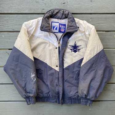 Dallas Cowboys Jacket Logo 7 Coat Puffer Football Vintage