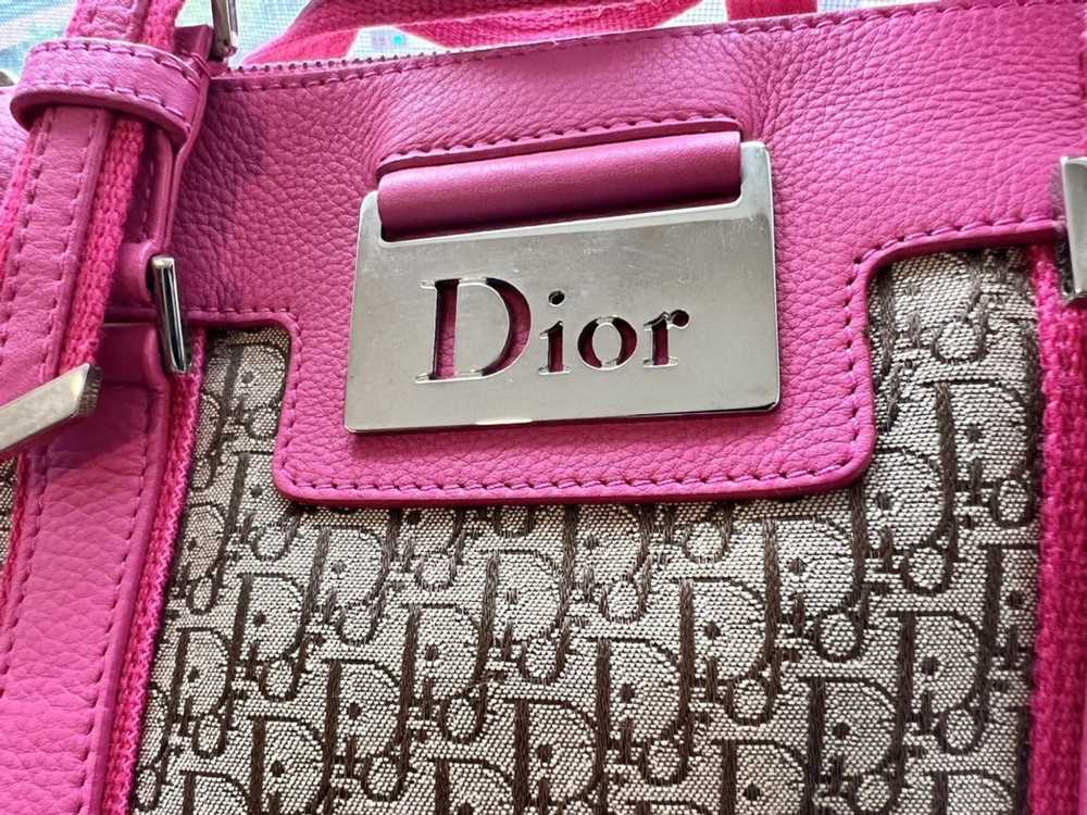 Dior Dior Mini Diorissimo Boston Pink Handbag - image 4