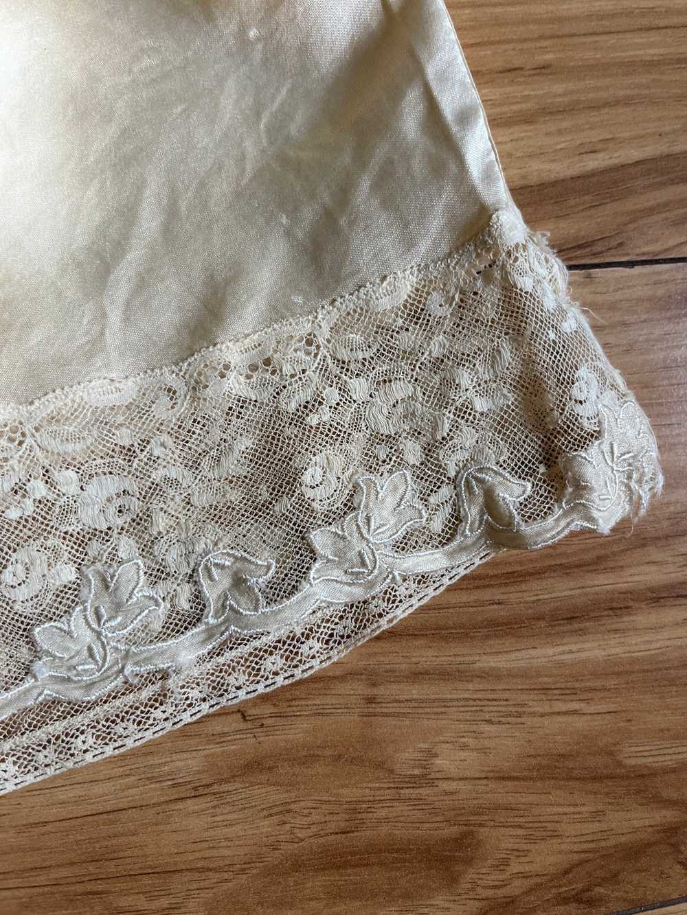 1930’s Vintage Ivory Silk and Lace Tap Panties - image 5