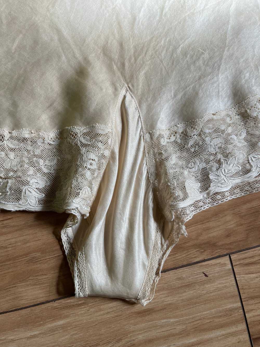1930’s Vintage Ivory Silk and Lace Tap Panties - image 6