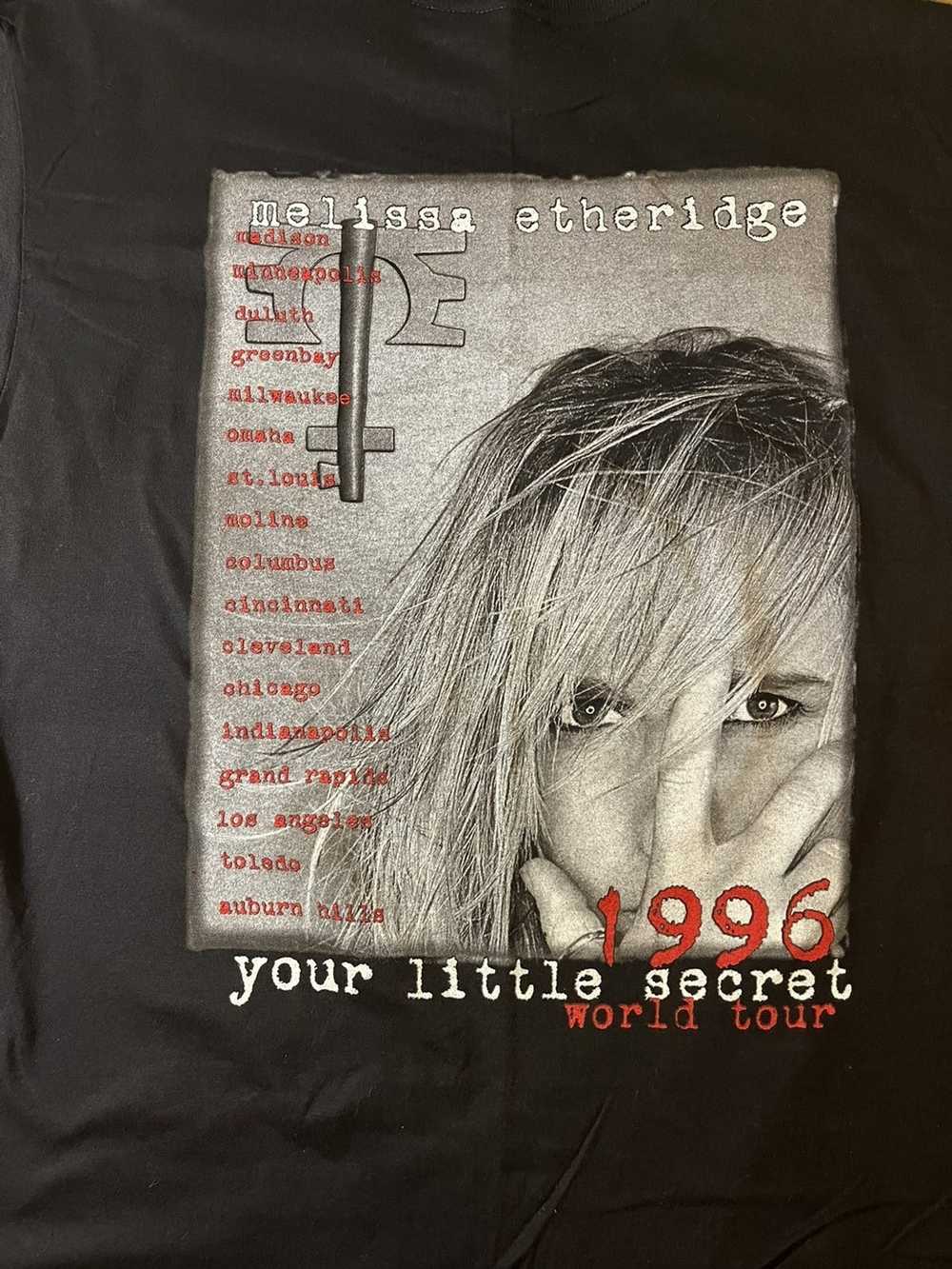 Band Tees × Vintage 1996 Melissa Etheridge Tour S… - image 5