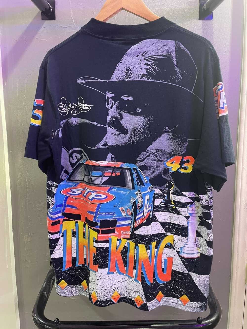 Vintage NASCAR - Richard Petty AOP T-Shirt - image 4