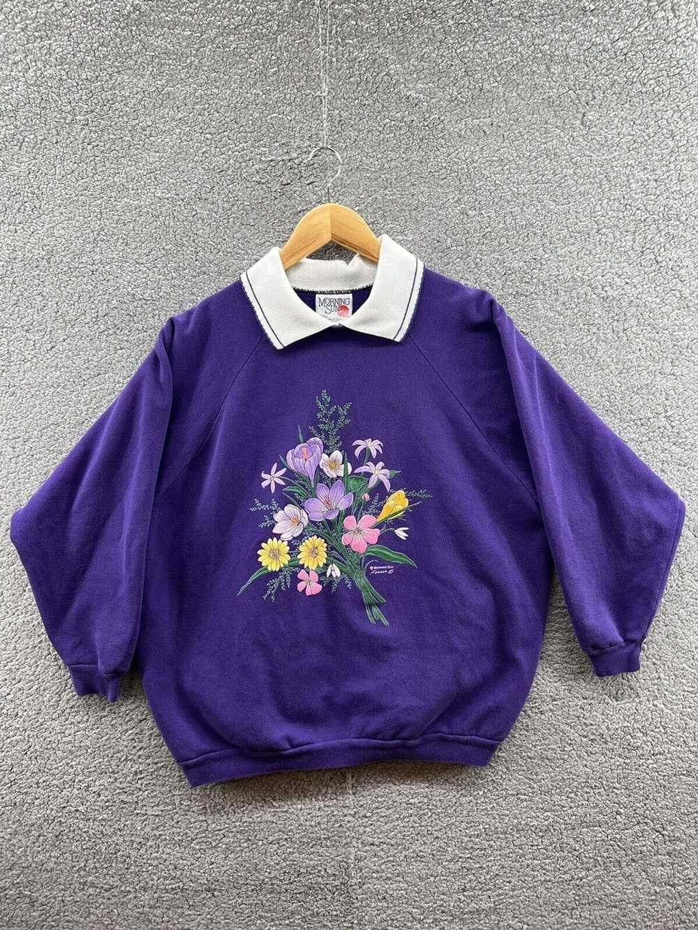 Other Morning Sun Vintage Forrer Purple Collared … - image 1