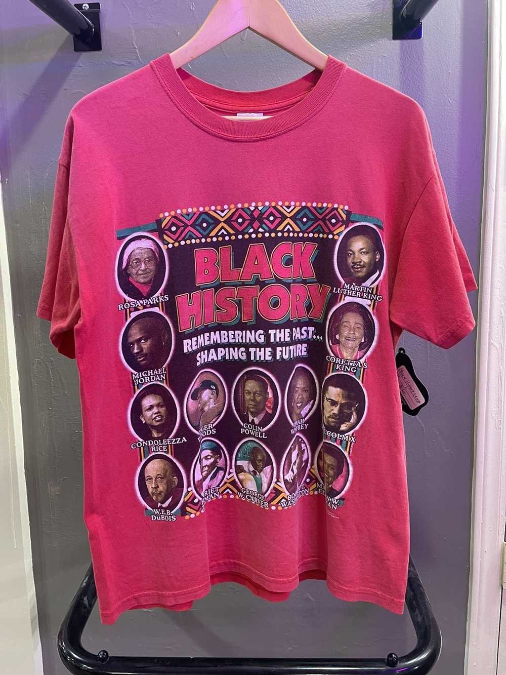 Vintage Black History Celebrity T-Shirt - image 1