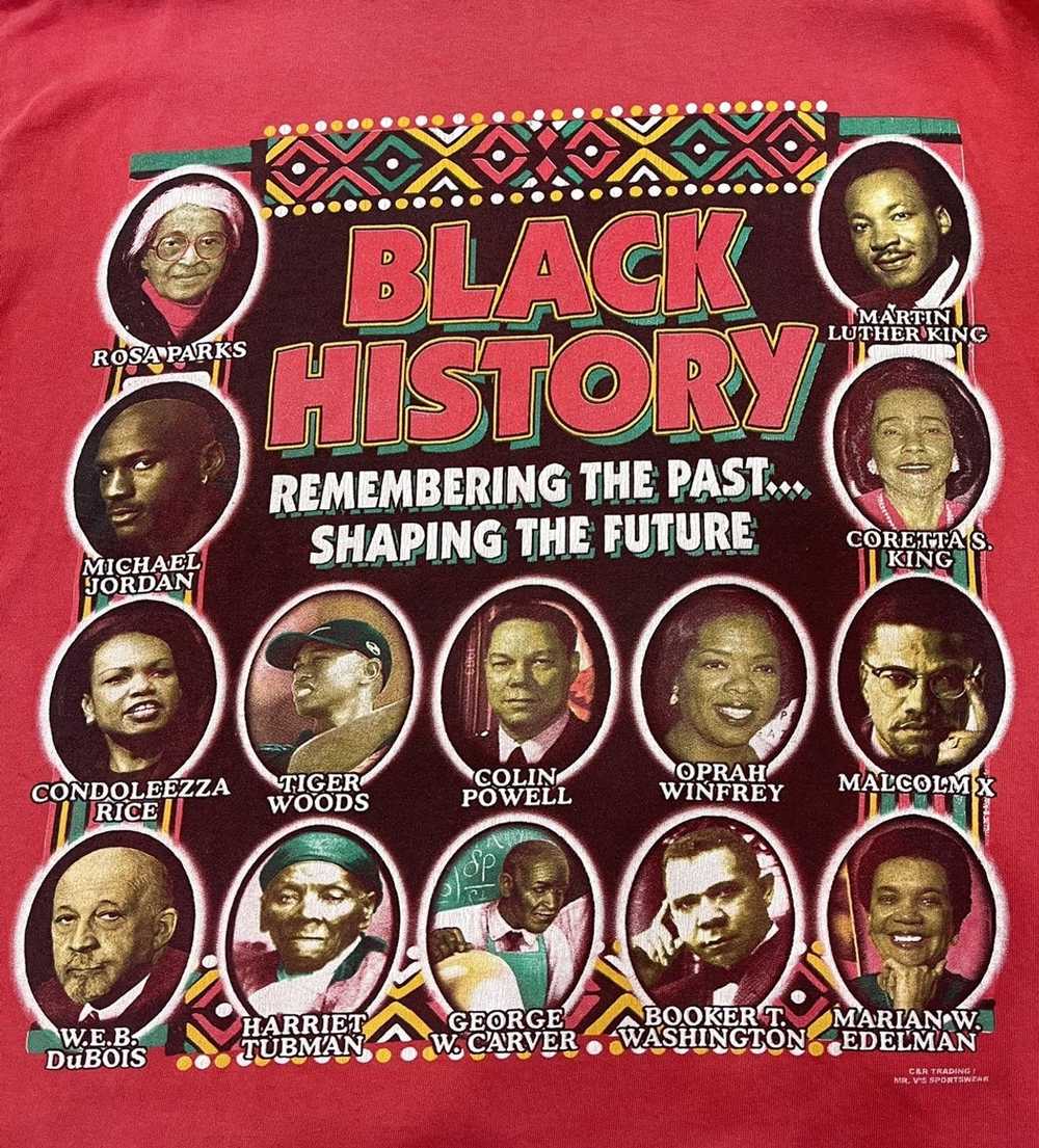 Vintage Black History Celebrity T-Shirt - image 3