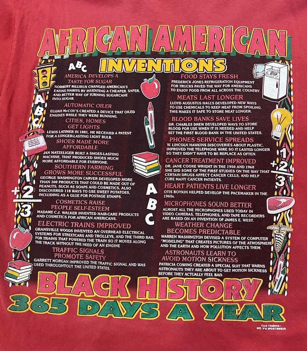 Vintage Black History Celebrity T-Shirt - image 4