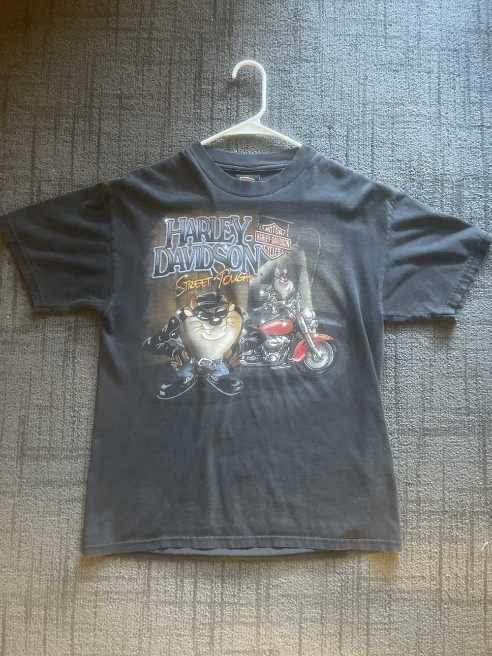 Harley Davidson Vintage Tasmanian Devil Harley Tee Gem