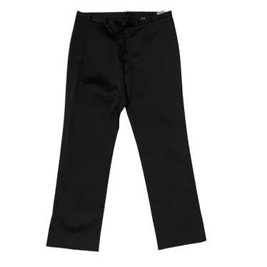 Bcbg Maxazria BCBG Maxazaria Black Satin Trousers… - image 1