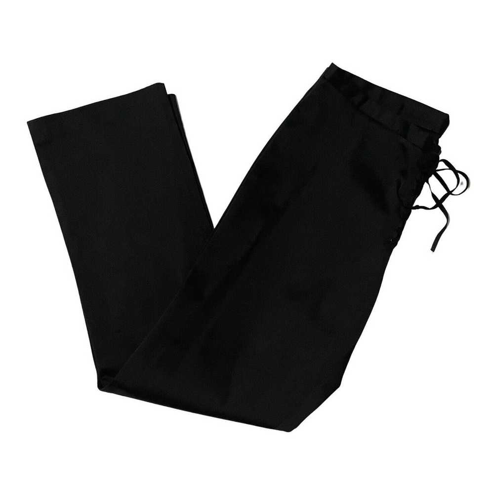 Bcbg Maxazria BCBG Maxazaria Black Satin Trousers… - image 3
