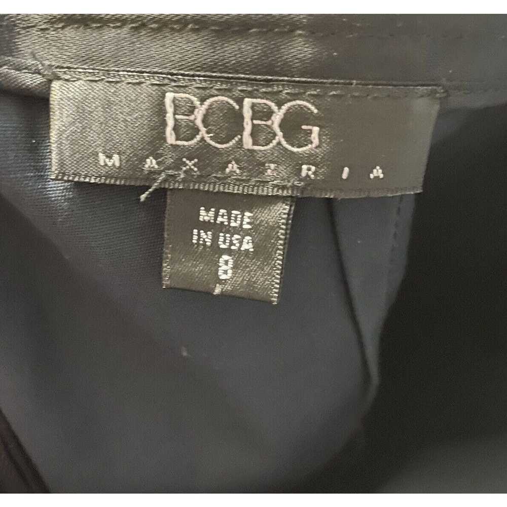 Bcbg Maxazria BCBG Maxazaria Black Satin Trousers… - image 6