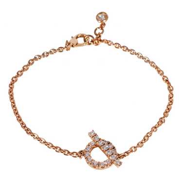 Hermès Finesse pink gold bracelet