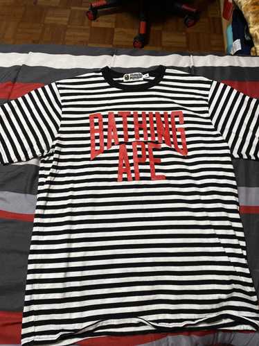 Bape Bathing ape stripped shirt