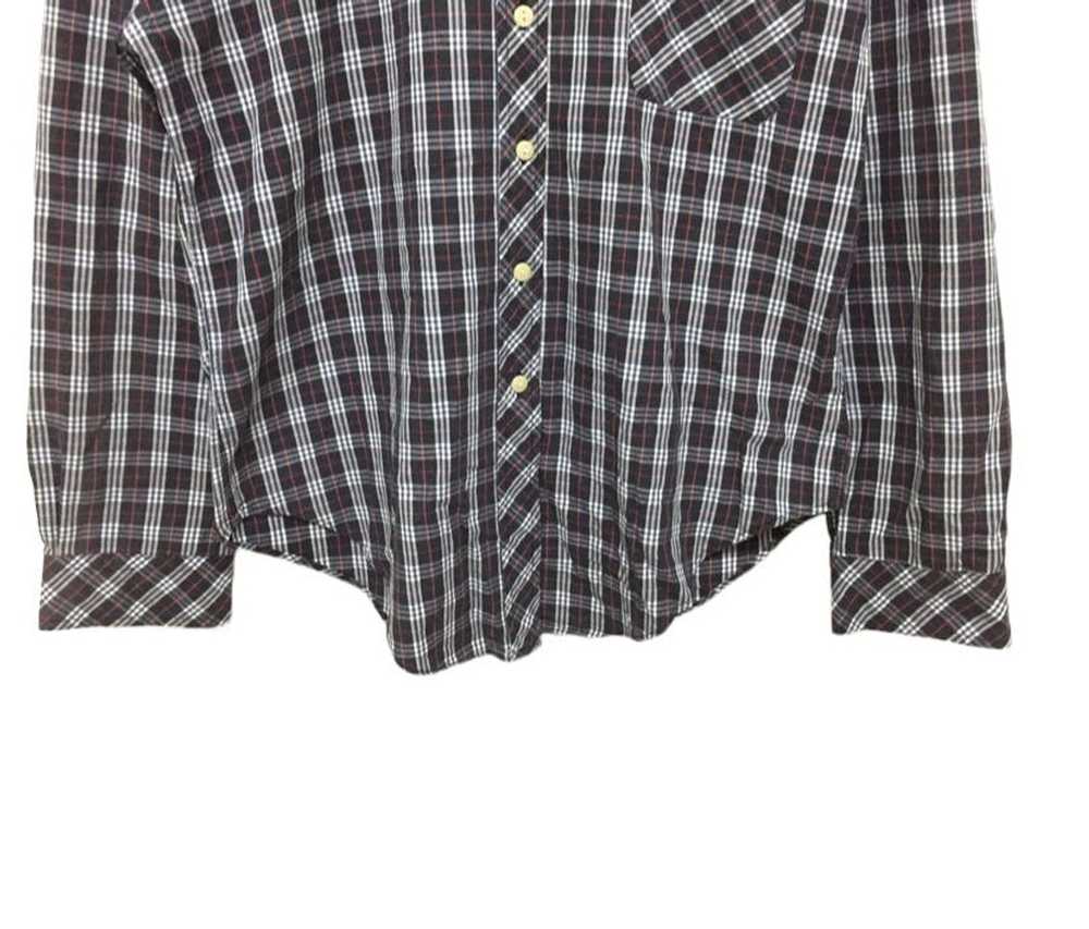 Burberry × Vintage Vtg Burberrys nova button up s… - image 4