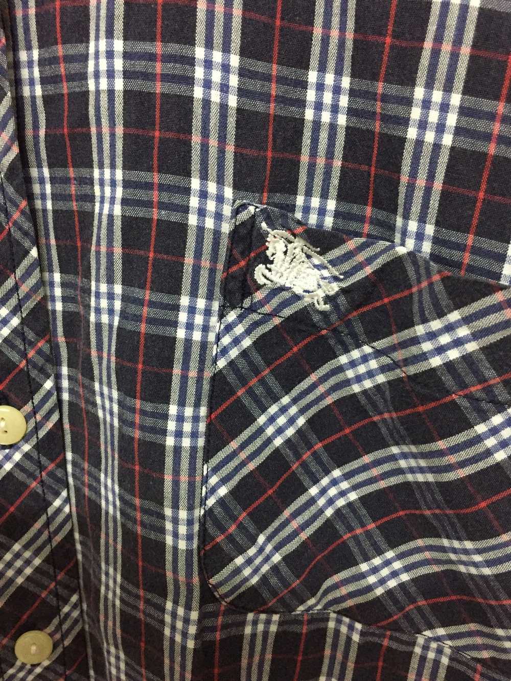 Burberry × Vintage Vtg Burberrys nova button up s… - image 5