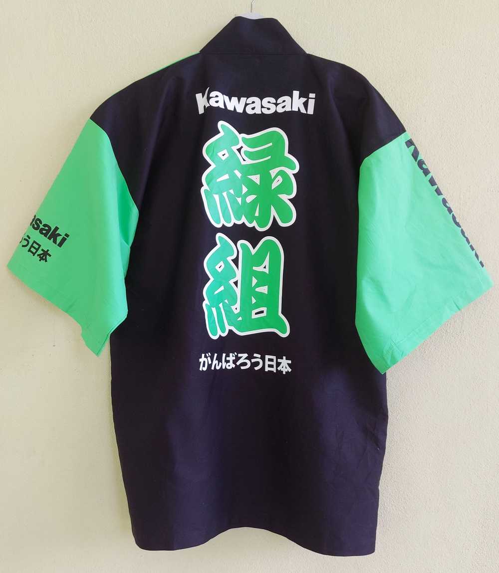 Japanese Brand × Racing KAWASAKI cotton kimono - image 6