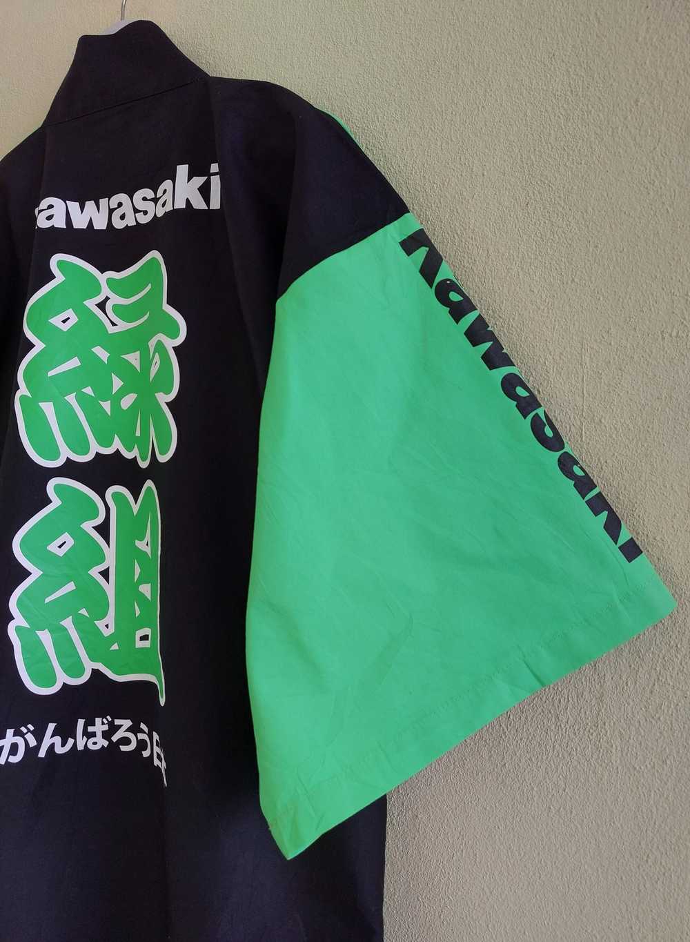 Japanese Brand × Racing KAWASAKI cotton kimono - image 7