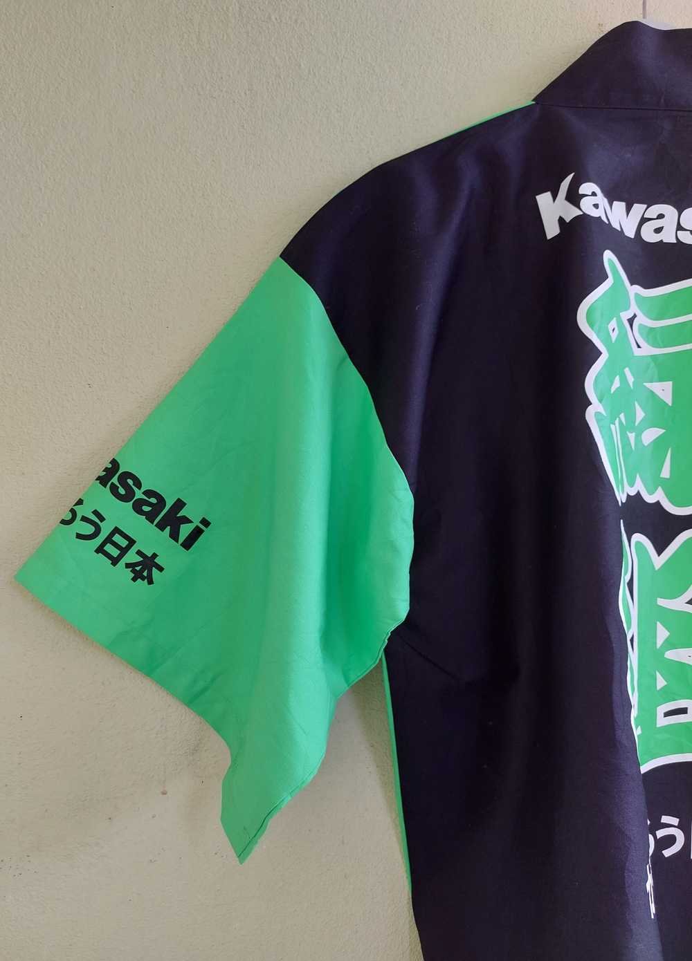 Japanese Brand × Racing KAWASAKI cotton kimono - image 8