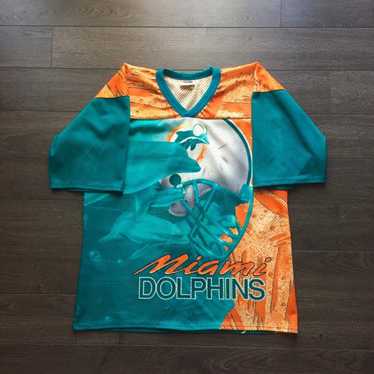 Vintage Miami DOLPHINS Jersey by CCM / Miami Dolphins T-shirt 