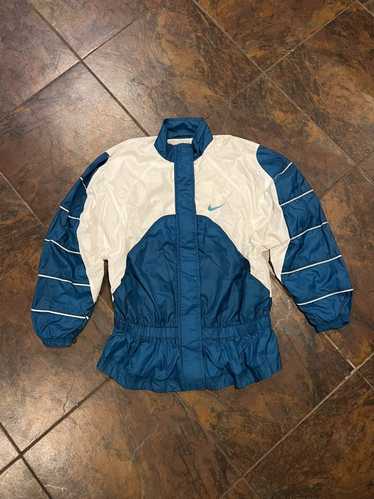 90's Nike Swoosh Pullover Windbreaker Jacket Size Medium – Rare VNTG