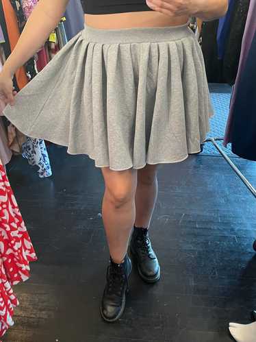 Pretty Little Thing Gray Sweatshirt Skirt, Multipl