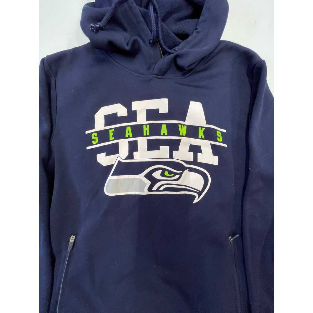 NFL Seattle Seahawks mens polyester hoodie with z… - image 1