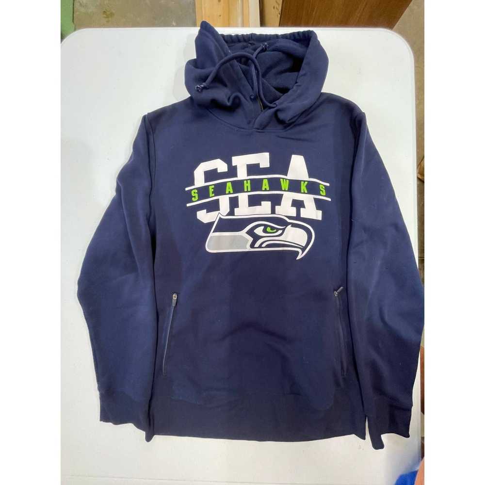 NFL Seattle Seahawks mens polyester hoodie with z… - image 2