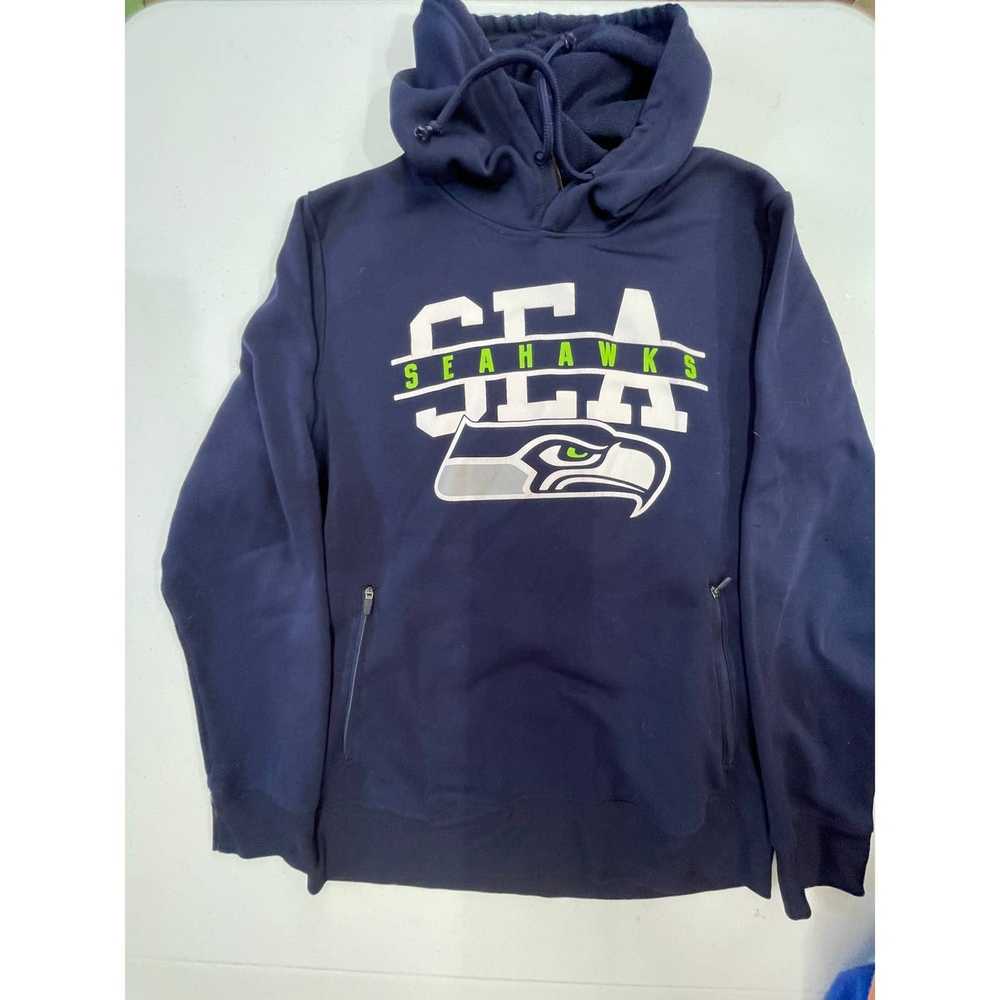 NFL Seattle Seahawks mens polyester hoodie with z… - image 3