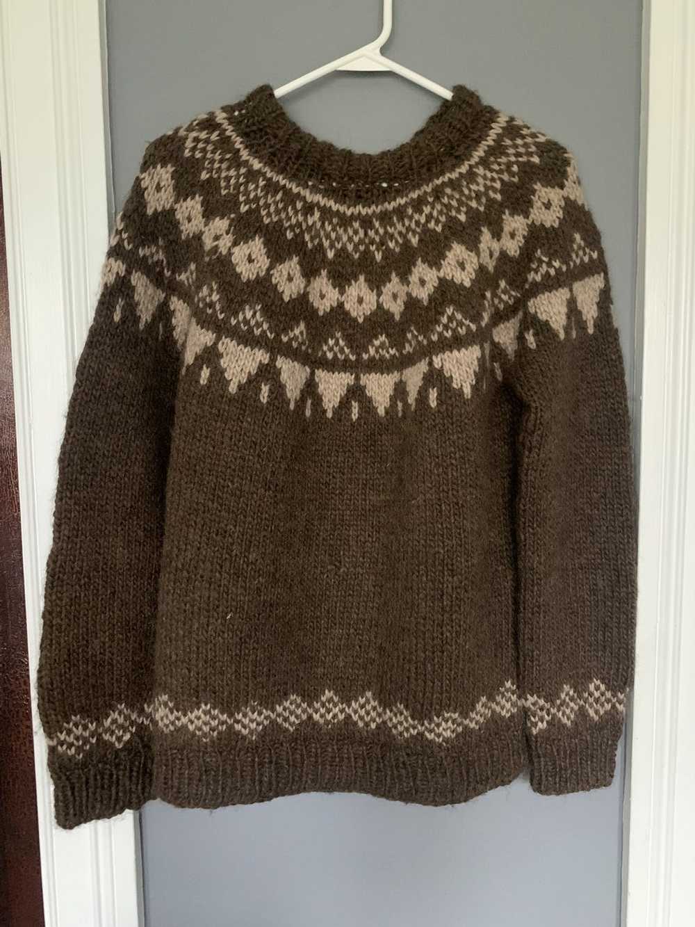 Handmade × Vintage Handmade Vinatge Wool Sweater - image 2