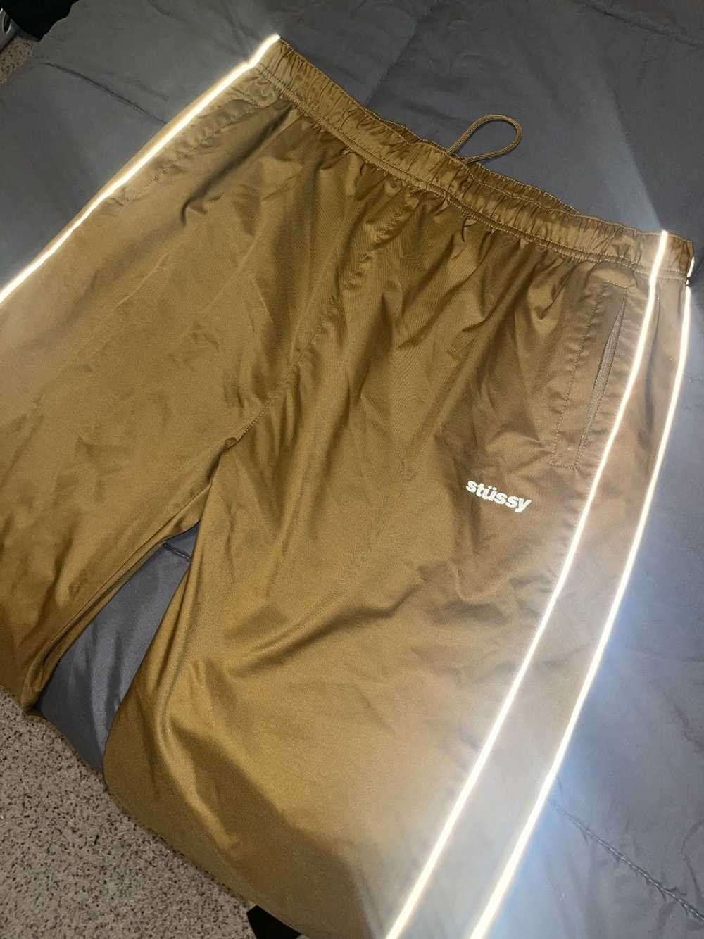 Stussy Stussy Gold Reflective Raincoat Jogger Pan… - image 1