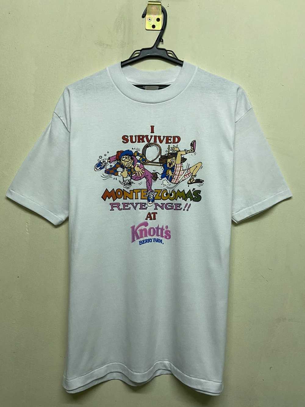 Made In Usa × Vintage Vtg 80s Knotts Berry Farm T… - image 1