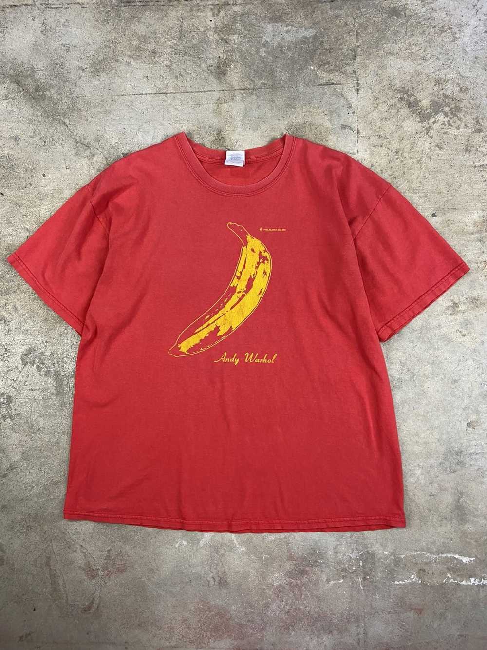 Art × Vintage Vintage Andy Warhol banana graphic … - image 1