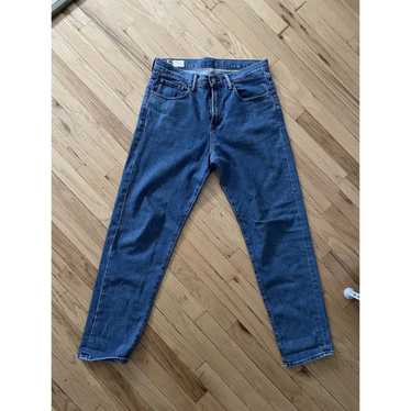 Mens Gap Slim Straight Stretch GapFlex Washwell Jeans in Resin Rinse 34 X  33 