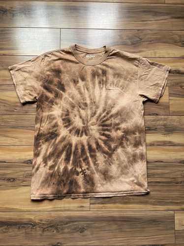 Gildan Black/brown tie dye tshirt