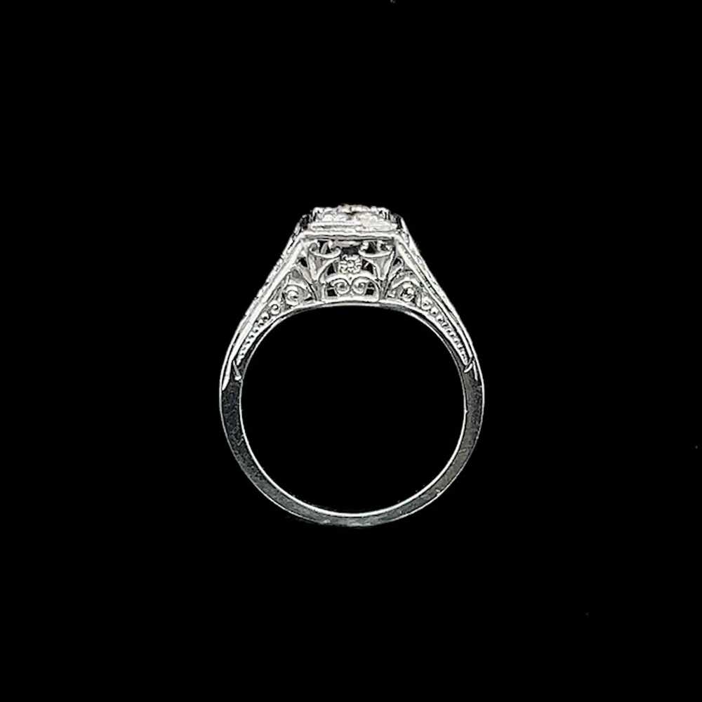 Art Deco .33ct. Diamond Antique Engagement - Fash… - image 4