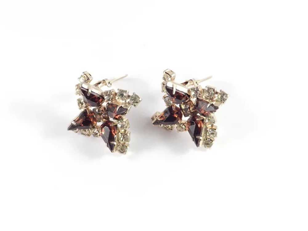 Large Rhinestone Star Earrings - image 6
