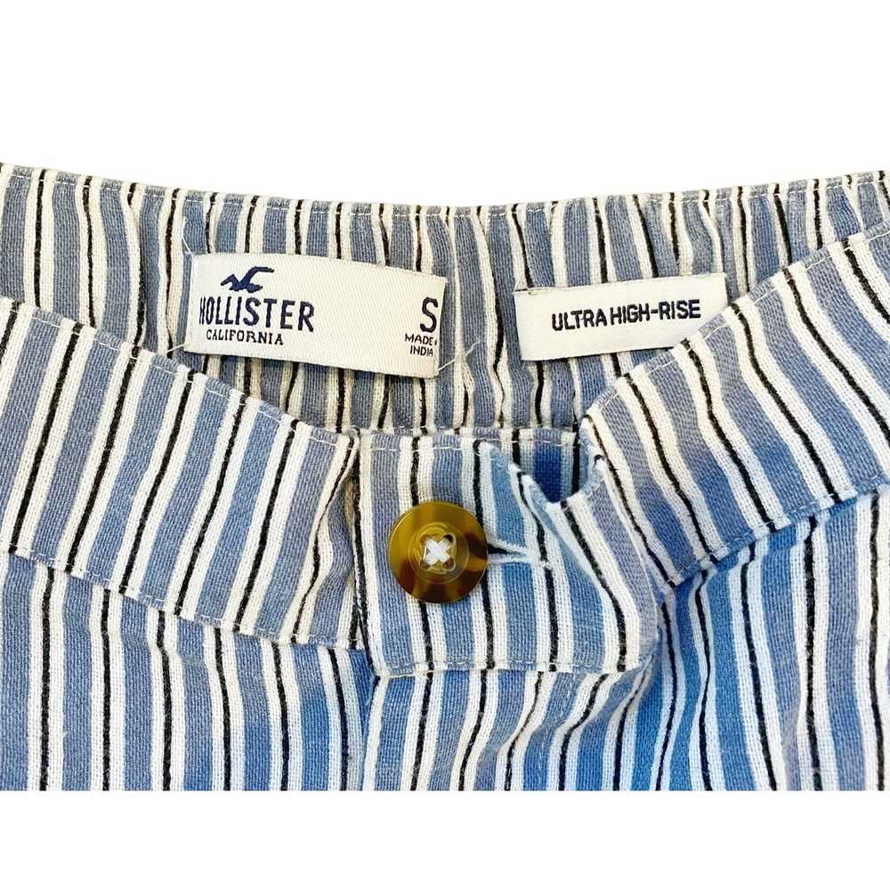 Hollister Hollister Blue/White Striped Wide Leg P… - image 3