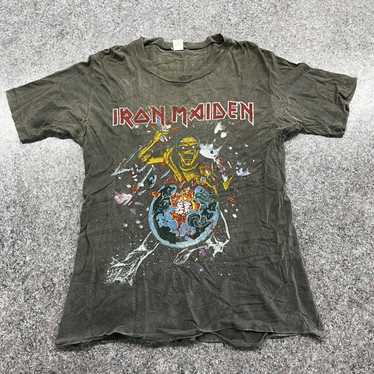 Iron Maiden Brain Damage In Tejas 1983 Tour T-Shirt