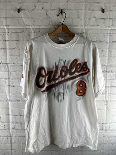 Vintage OG 90's 96' Baltimore Orioles “Cal Ripken” Player T-Shirt SI MLB  *RARE*