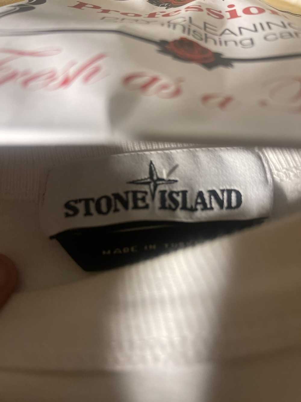 Stone Island White Stone Island Longsleeve - image 3