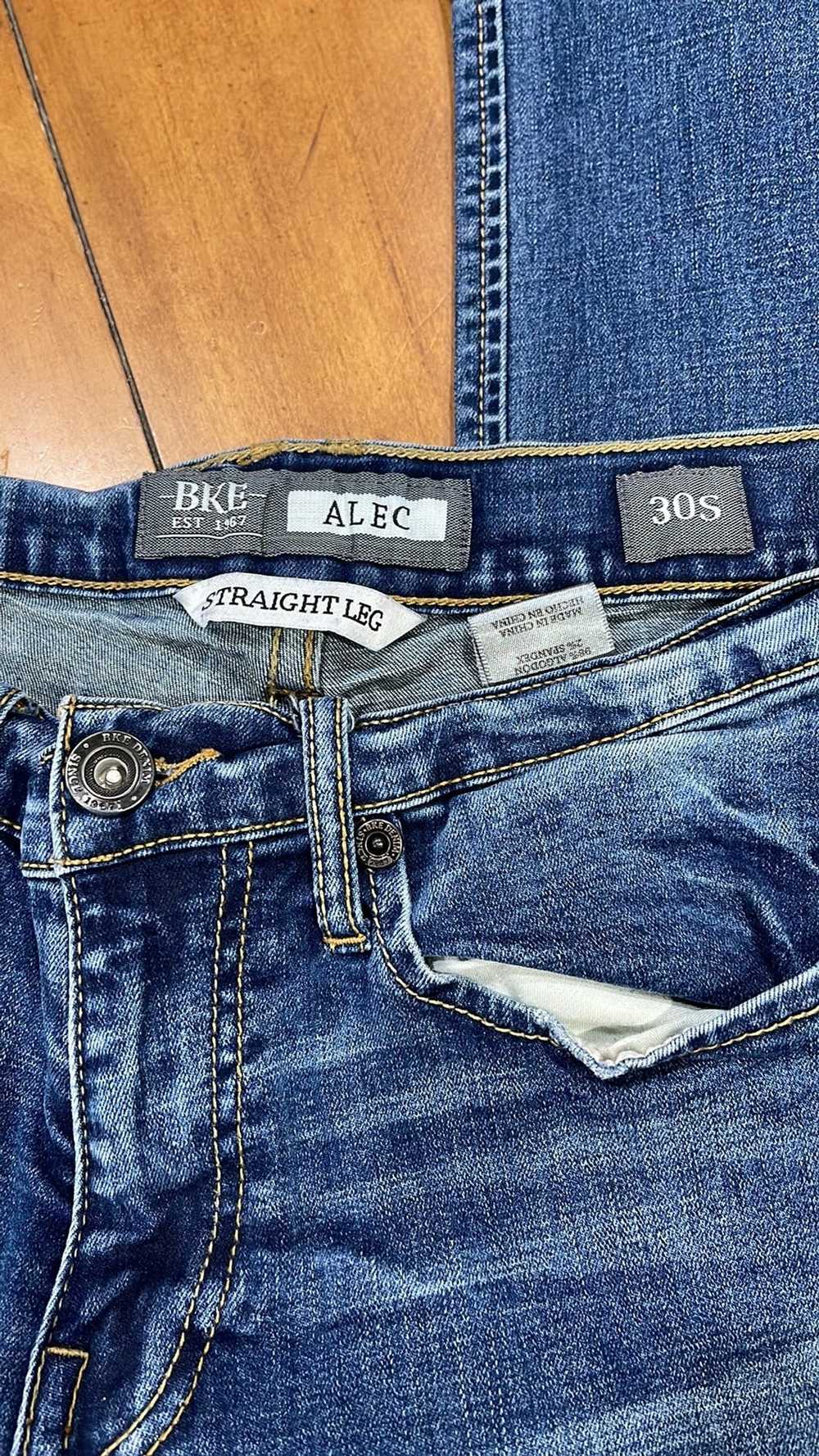 Bke Bke Alec Straight 30s Denim Jeans - image 5
