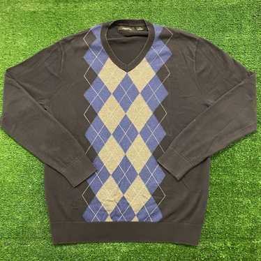 Claiborne × Streetwear × Vintage Argyle Basic Esse