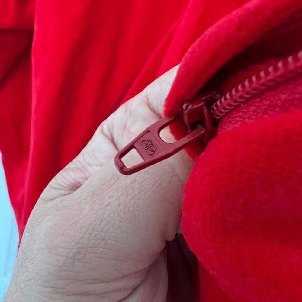 Balenciaga Balenciaga Red Velour Tracksuit Jacket… - image 9